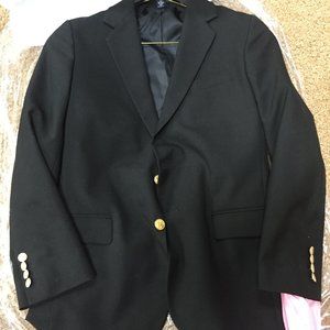 EUC Boys Black Lands End Blazer size 12-14